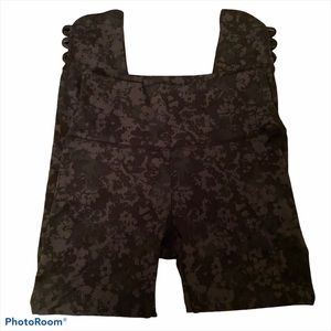 Members Mark Leggings Floral Super Soft lounge GymYoga  Womens Medium